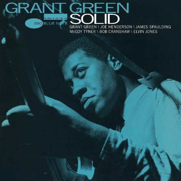 Grant Green Solid Blue Note Classic Vinyl Edition album cover artwork.