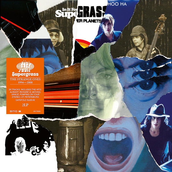 Supergrass The Strange Ones 1994–2008 2LP vinyl best-of album in gatefold sleeve