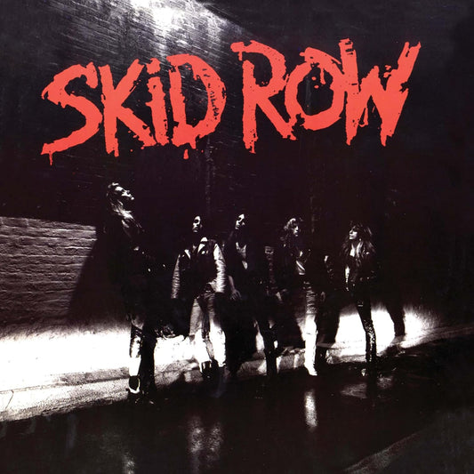 Skid Row debut album cover featuring hits 18 and Life, I Remember You, Youth Gone Wild