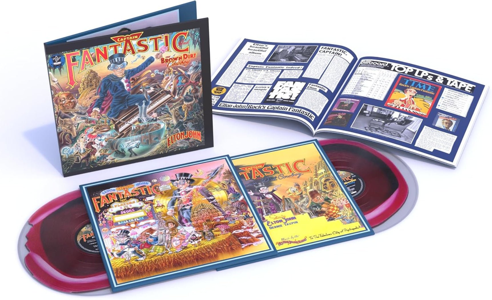 Captain Fantastic 50th anniversary edition with demos, live tracks and 28 page book
