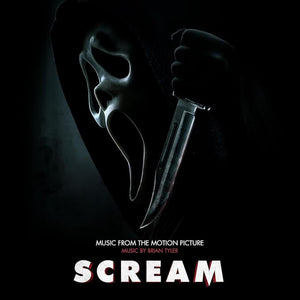 Scream V (2022) original score vinyl by Brian Tyler with reflective Ghostface cover.