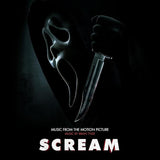 Scream V (2022) original score vinyl by Brian Tyler with reflective Ghostface cover.