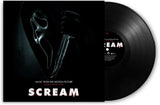 Mirror board sleeve of Scream V vinyl featuring Ghostface artwork and film stills.