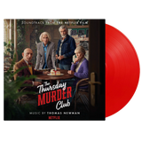 Thomas Newman’s score for The Thursday Murder Club Netflix film red vinyl LP