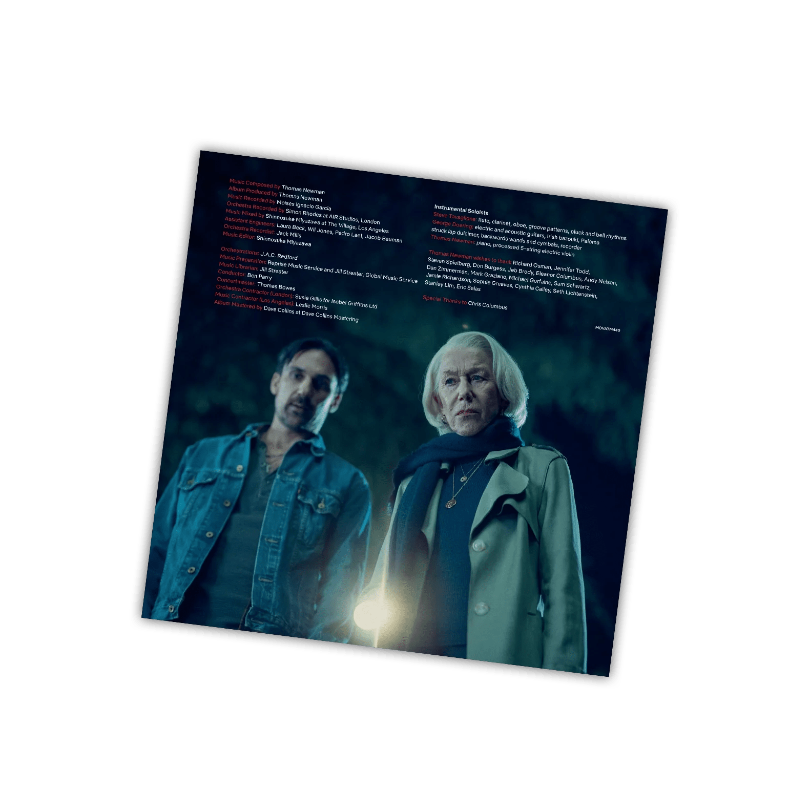 Limited red vinyl pressing of The Thursday Murder Club original soundtrack album