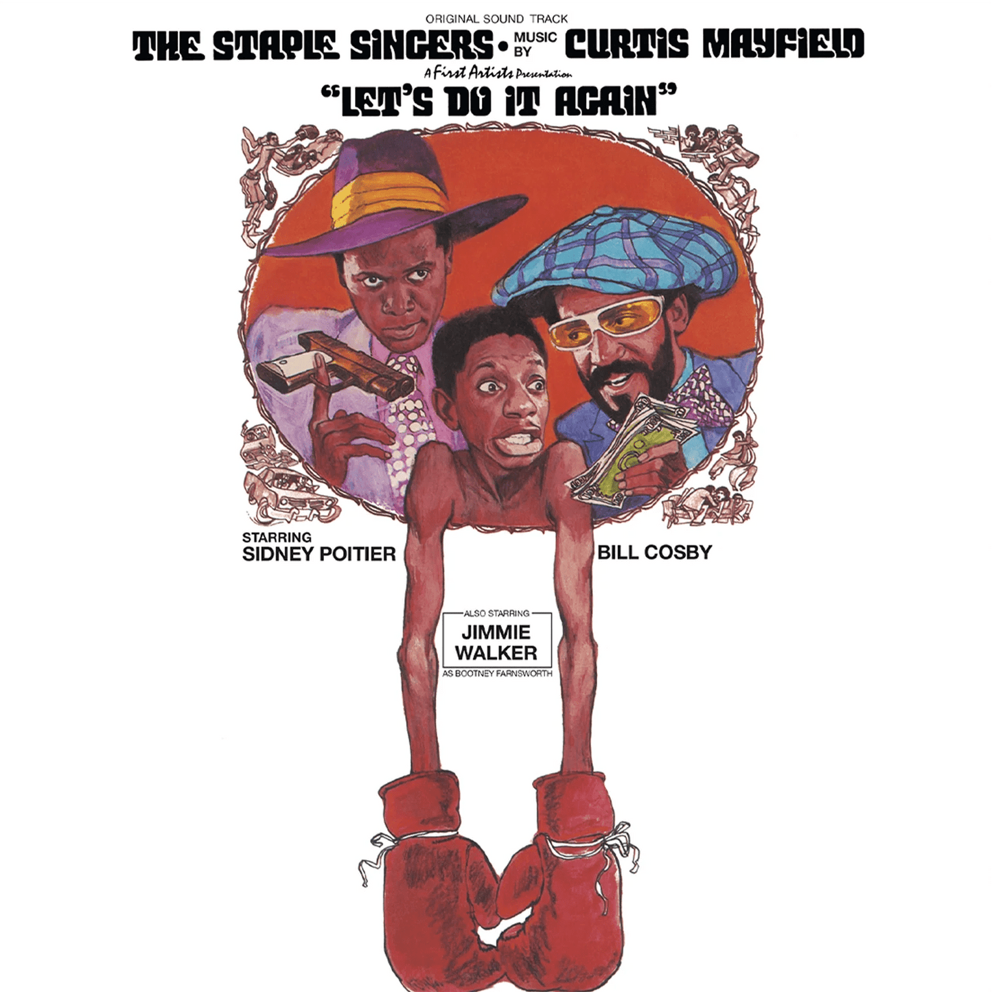 The Staple Singers Let’s Do It Again limited edition white vinyl soundtrack LP