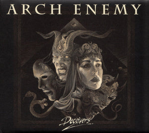 Arch Enemy Deceivers album featuring 11 tracks of extreme and melodic Swedish metal