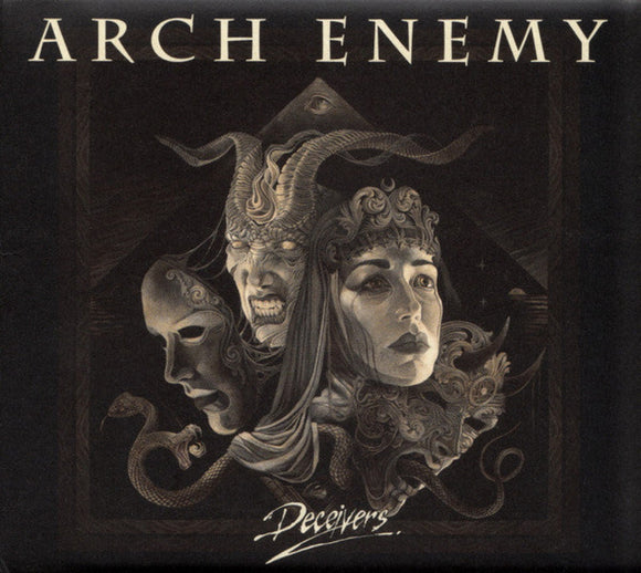 Arch Enemy Deceivers album featuring 11 tracks of extreme and melodic Swedish metal