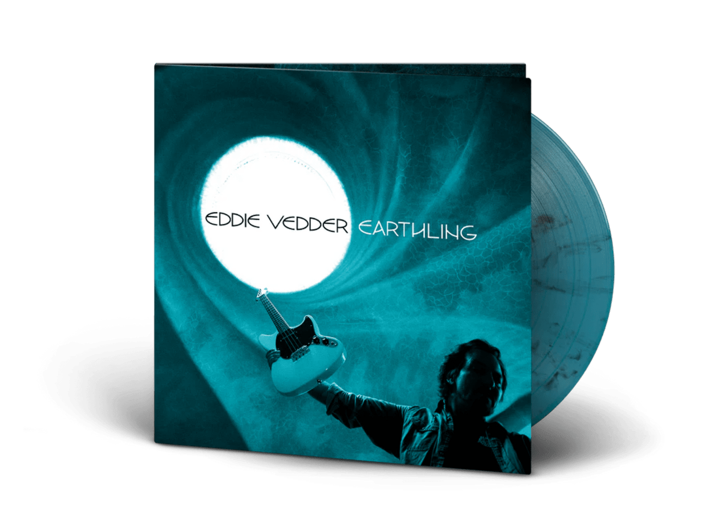 Earthling LP by Eddie Vedder showcasing his signature vocals and energetic songwriting