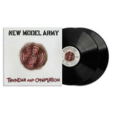 Thunder & Consolation deluxe 2LP black vinyl reissue by New Model Army artwork