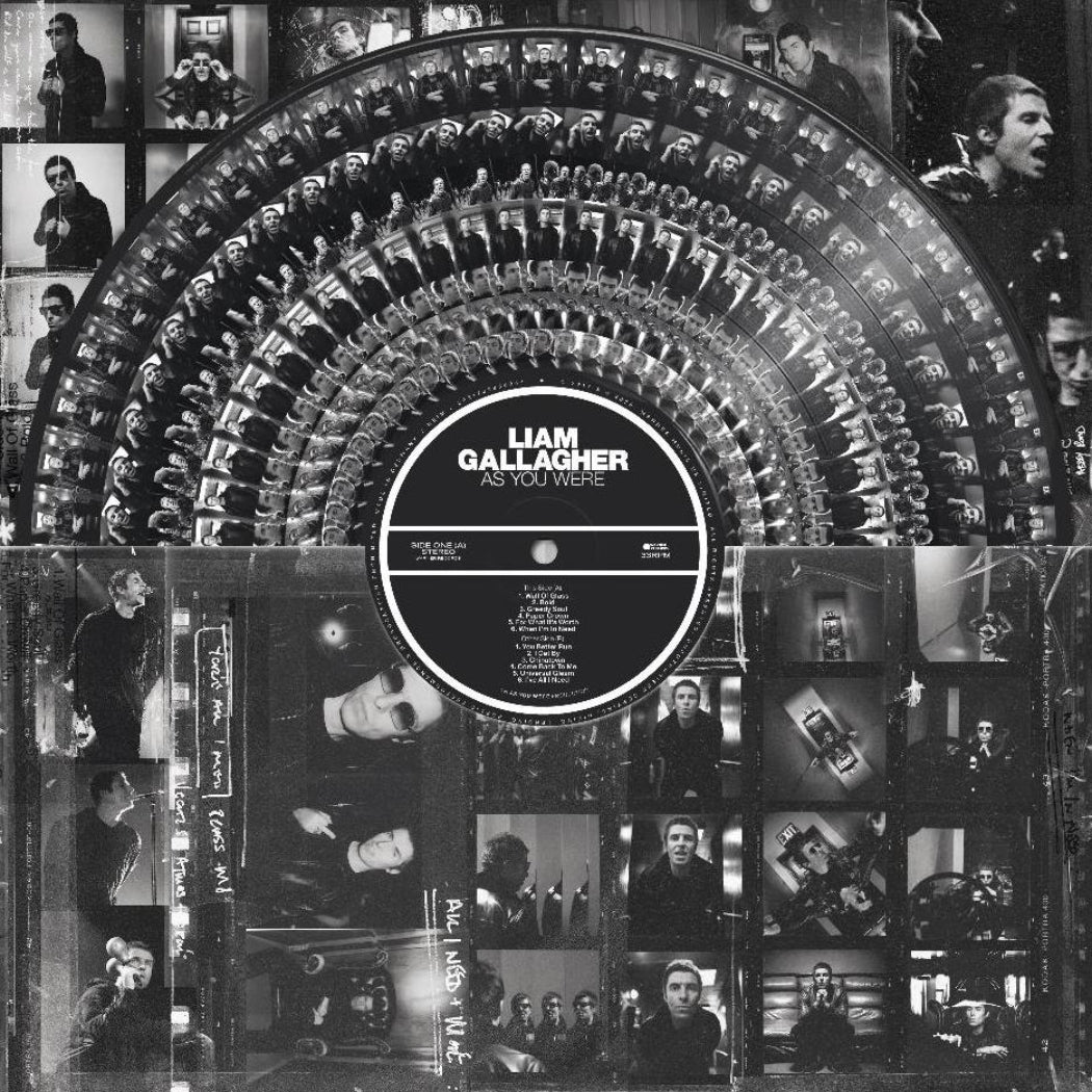 Liam Gallagher As You Were limited edition zoetrope vinyl National Album Day cover