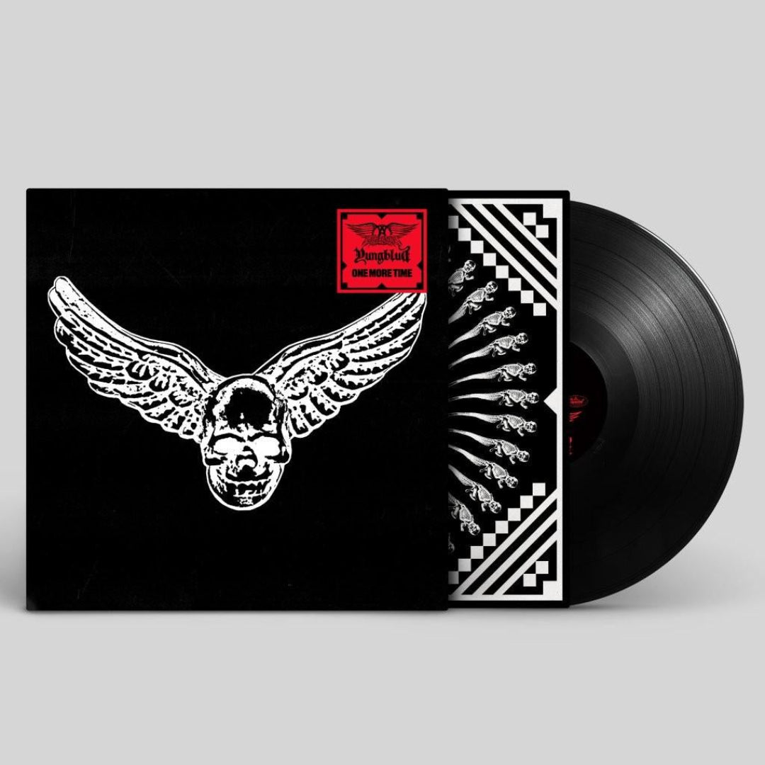 One More Time EP black vinyl edition by Aerosmith & YUNGBLUD album cover