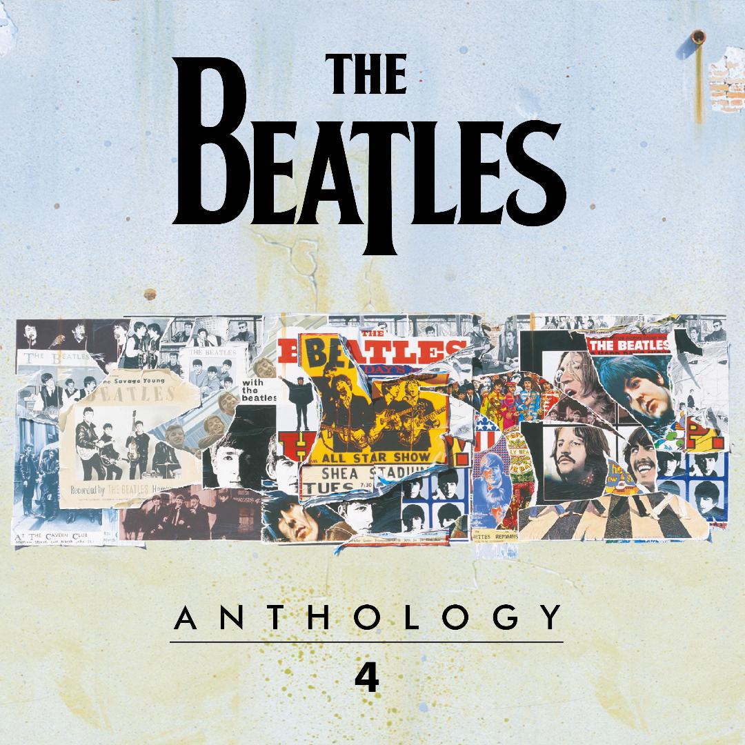 The Beatles Anthology 4 triple LP black vinyl edition album cover artwork
