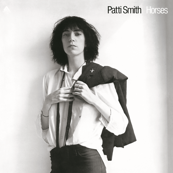 Patti Smith Horses album cover on dapple grey vinyl original master edition