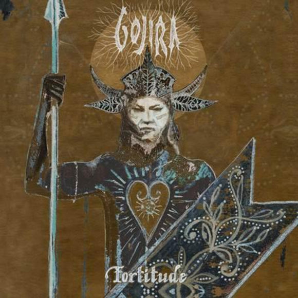 Gojira Fortitude 2021 grey & brown splatter vinyl album featuring top UK metal tracks