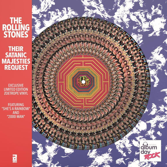 The Rolling Stones Their Satanic Majesties Request zoetrope vinyl edition National Album Day