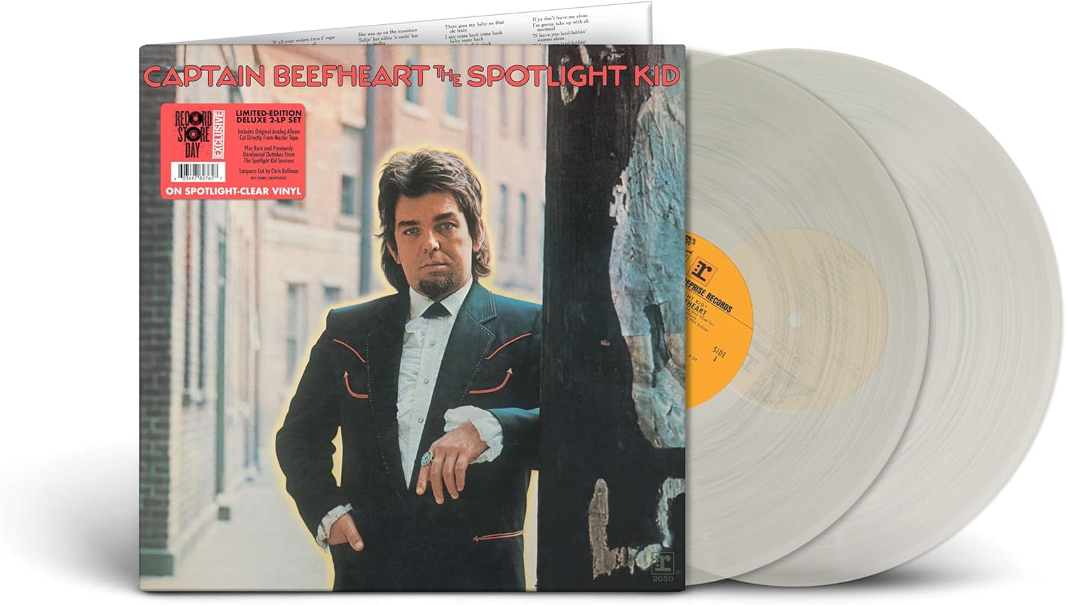 The Spotlight Kid Captain Beefheart RSD 2024 gatefold 2LP clear vinyl edition