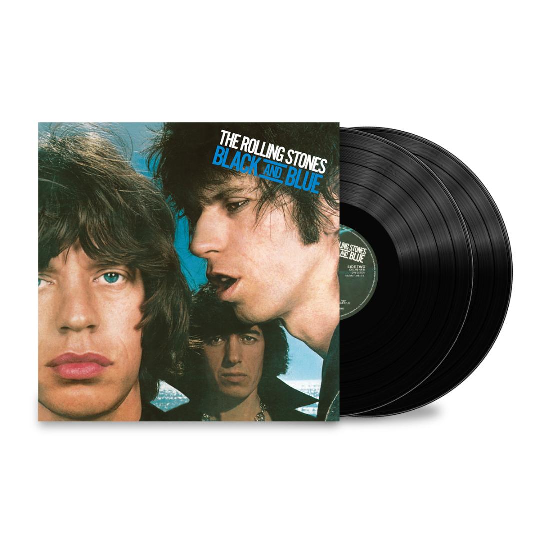 Black and Blue 1976 LP with Ronnie Wood and guest guitarists including Jeff Beck