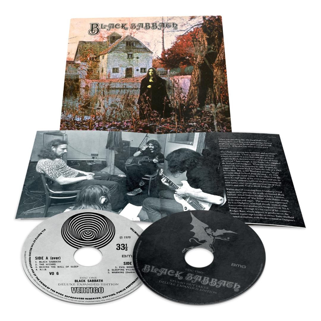 Limited edition Black Sabbath debut album deluxe CD set with alternative tracks