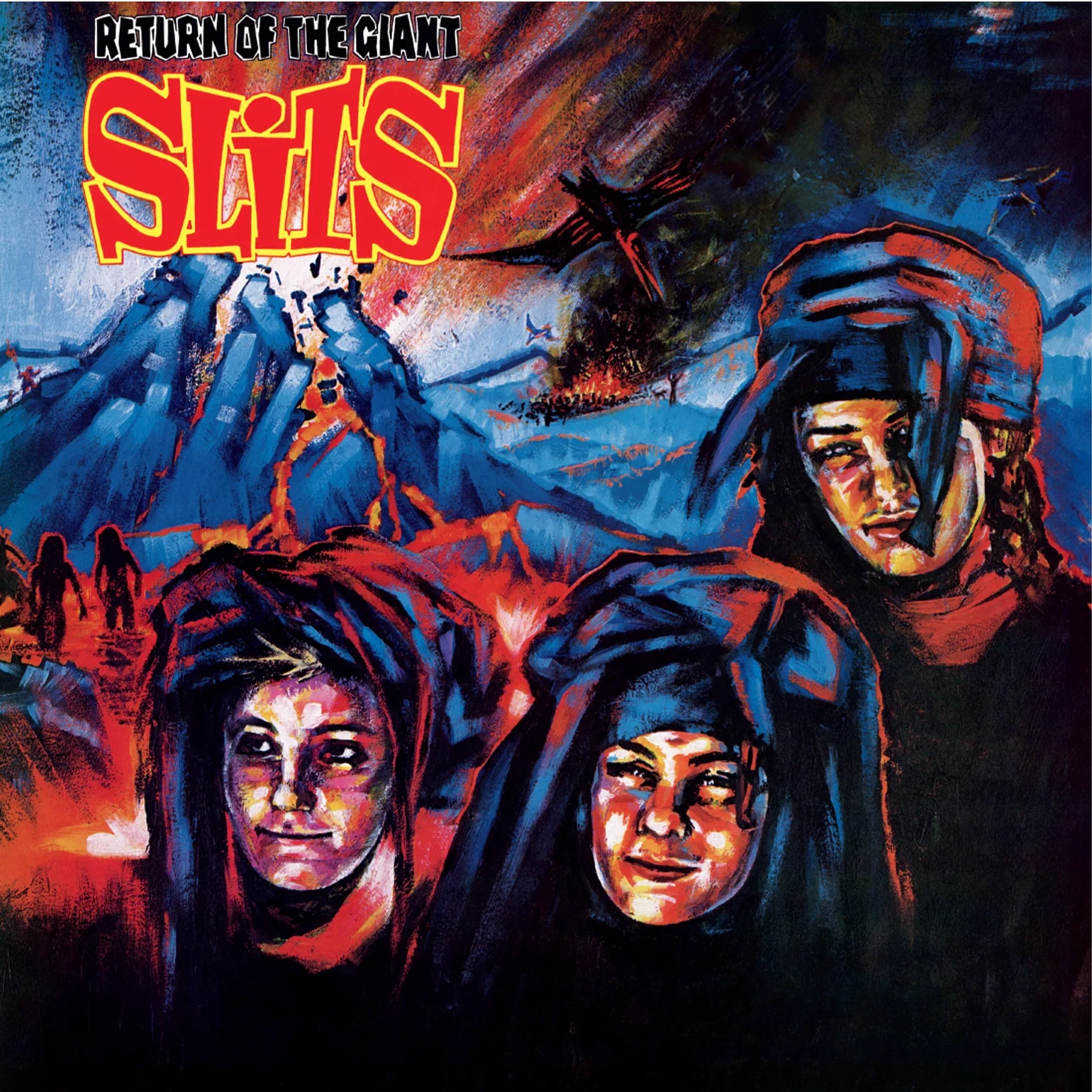 The Slits Return of the Giant Slits limited edition blue marble vinyl album