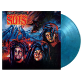Close-up of Return of the Giant Slits vinyl pressing with collectible insert