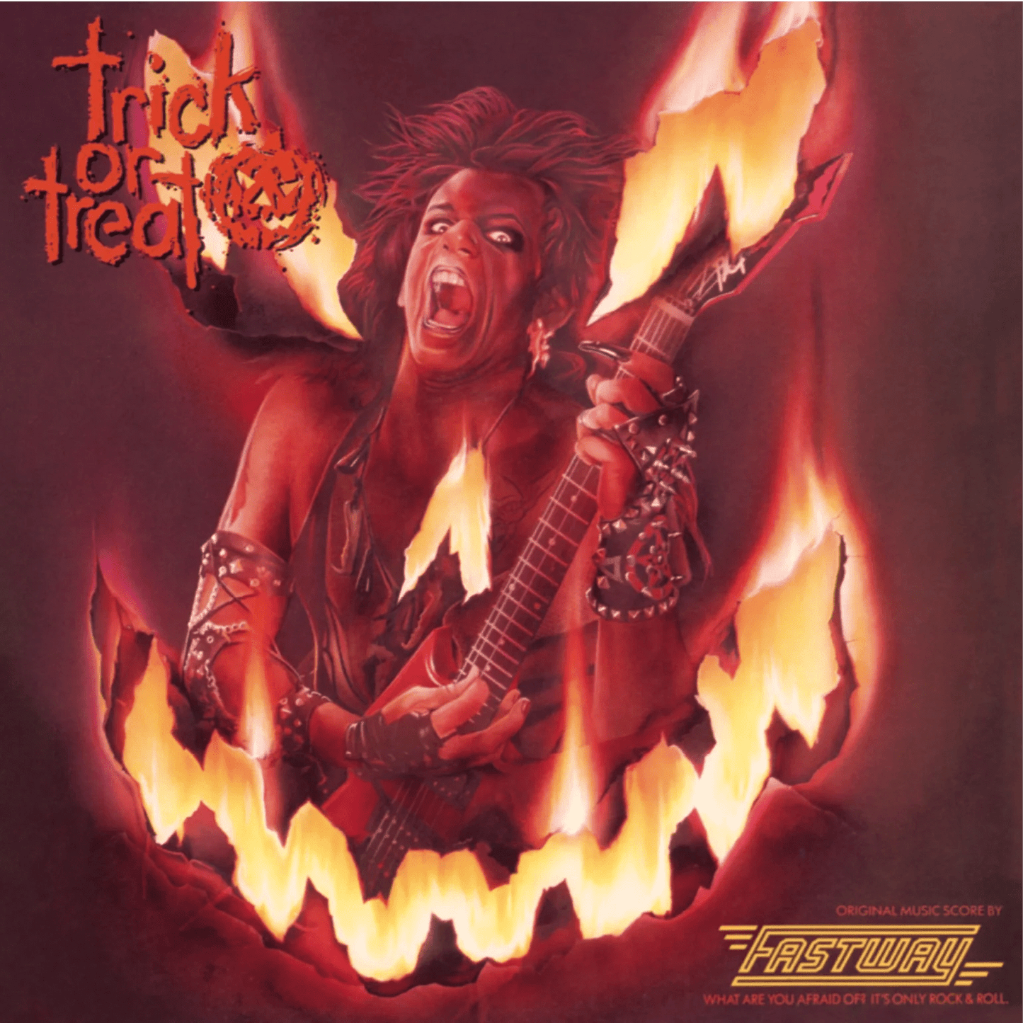 Trick or Treat soundtrack silver vinyl edition with Fastway