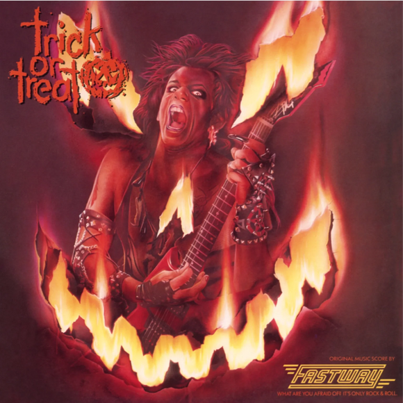 Trick or Treat soundtrack silver vinyl edition with Fastway