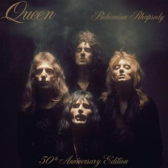 Queen Bohemian Rhapsody 50th Anniversary blue vinyl single