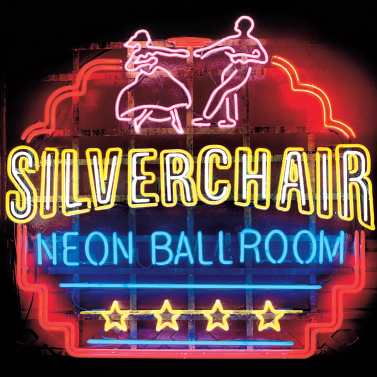 Silverchair Neon Ballroom album cover artwork showing dark, haunting design and insert