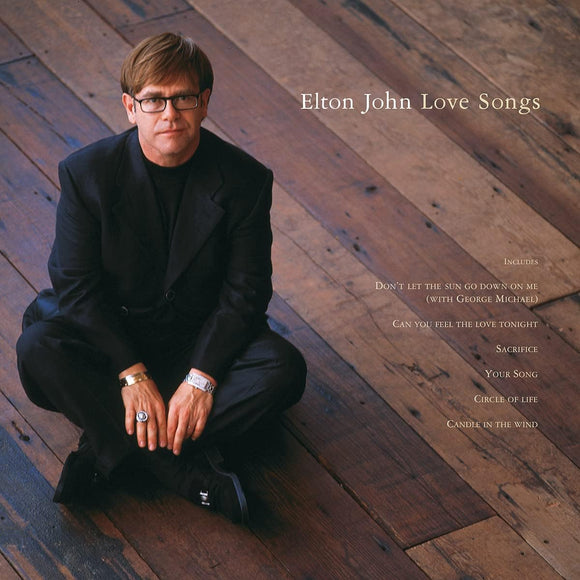 Elton John Love Songs 2LP vinyl album cover artwork classic ballads
