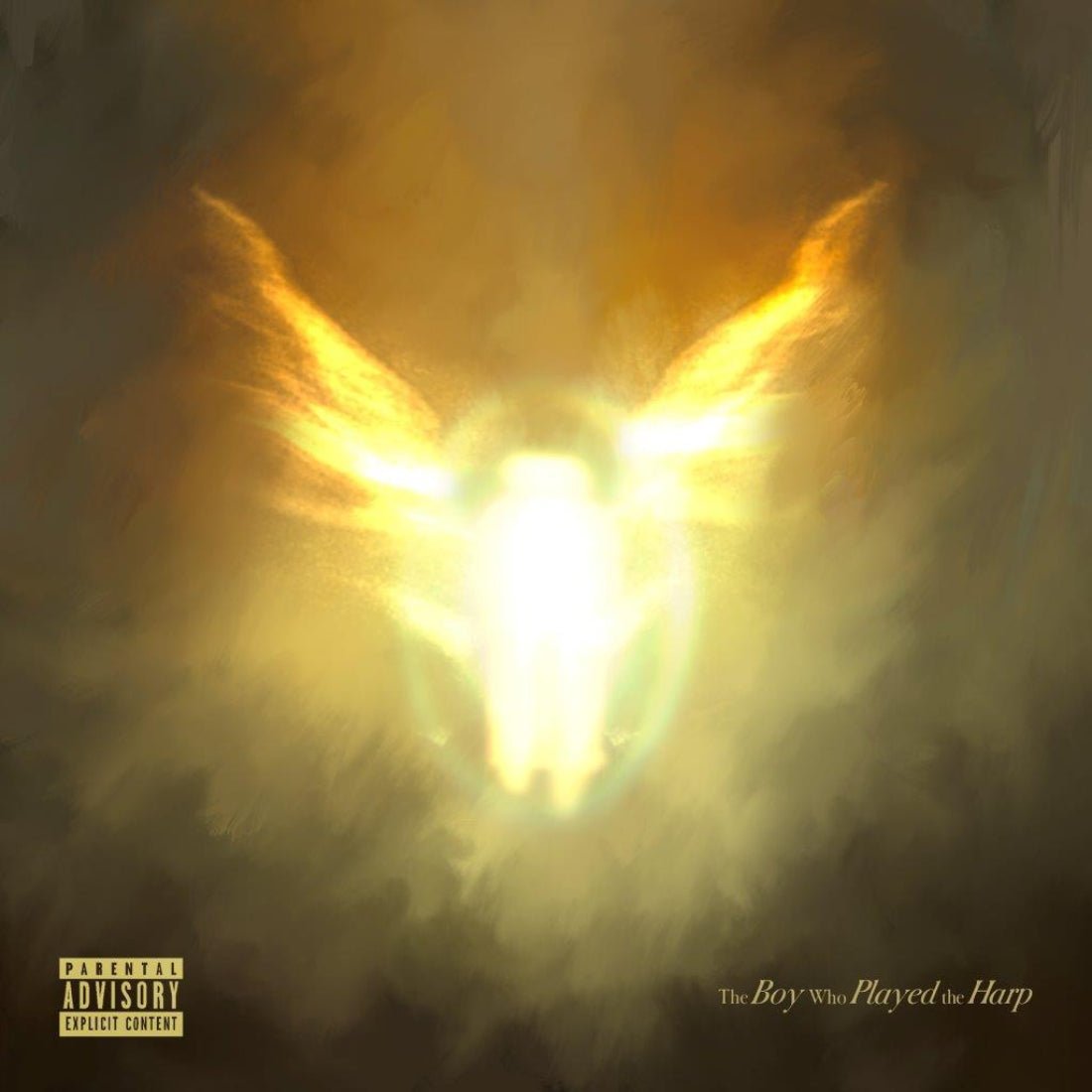Dave The Boy Who Played the Harp 2025 UK rap album cover artwork