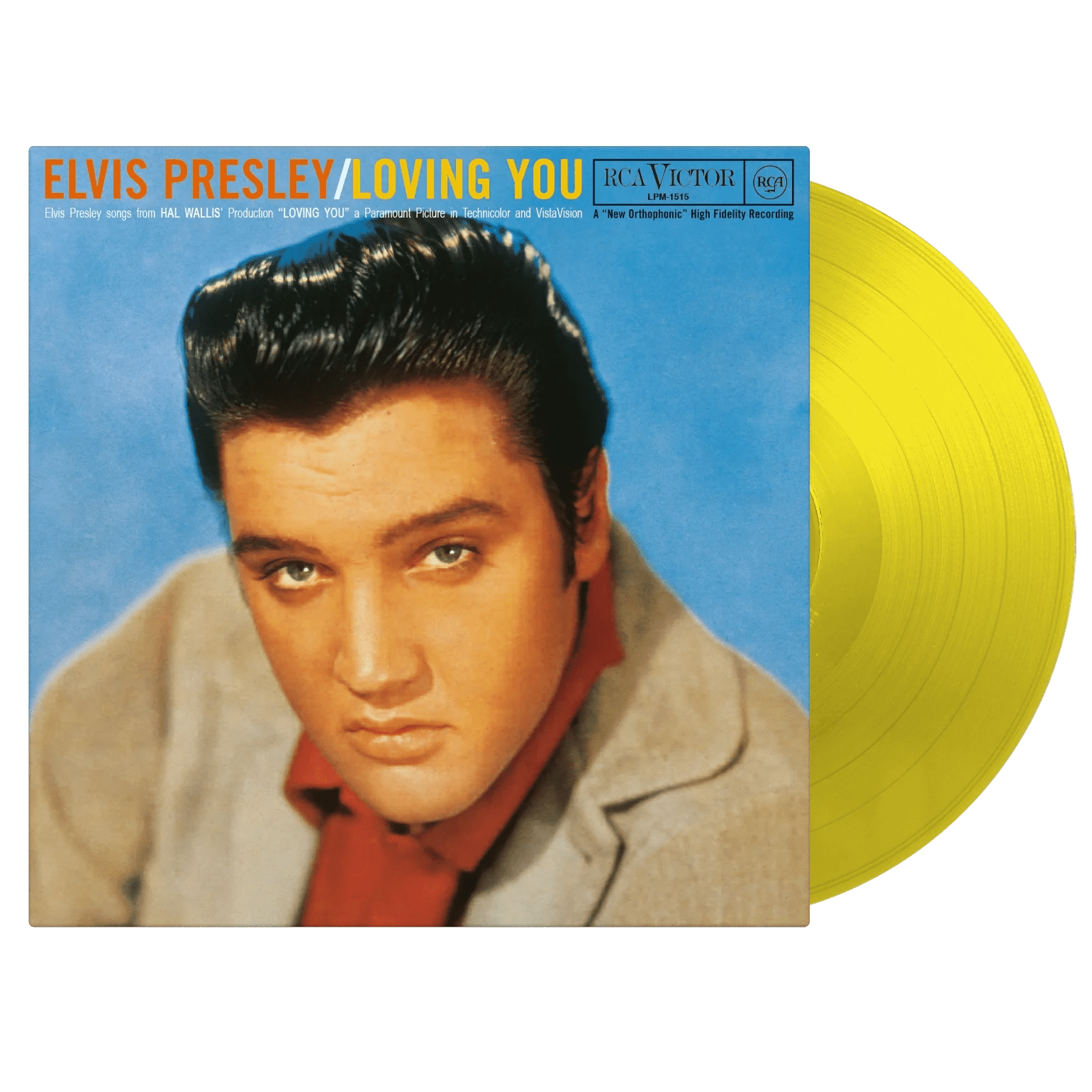 Loving You LP by Elvis Presley yellow vinyl 1500 numbered collector’s edition