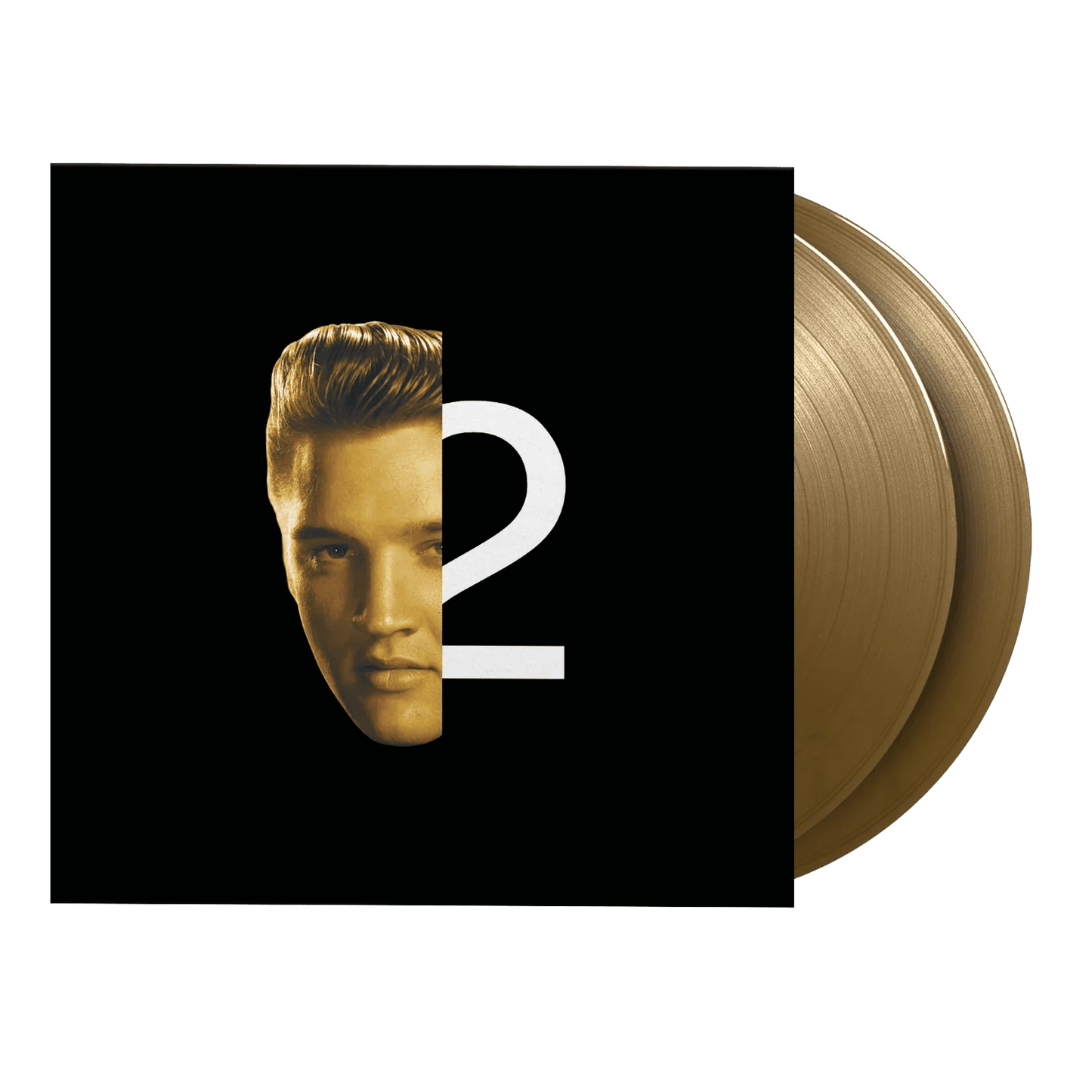 Elvis Presley 2nd to None double LP gold vinyl featuring unreleased tracks
