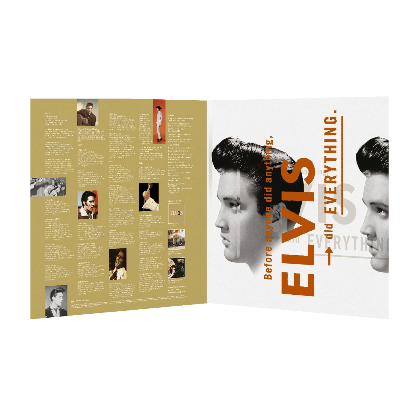 Limited Elvis 2nd to None compilation on gold vinyl 2 LP collector’s edition