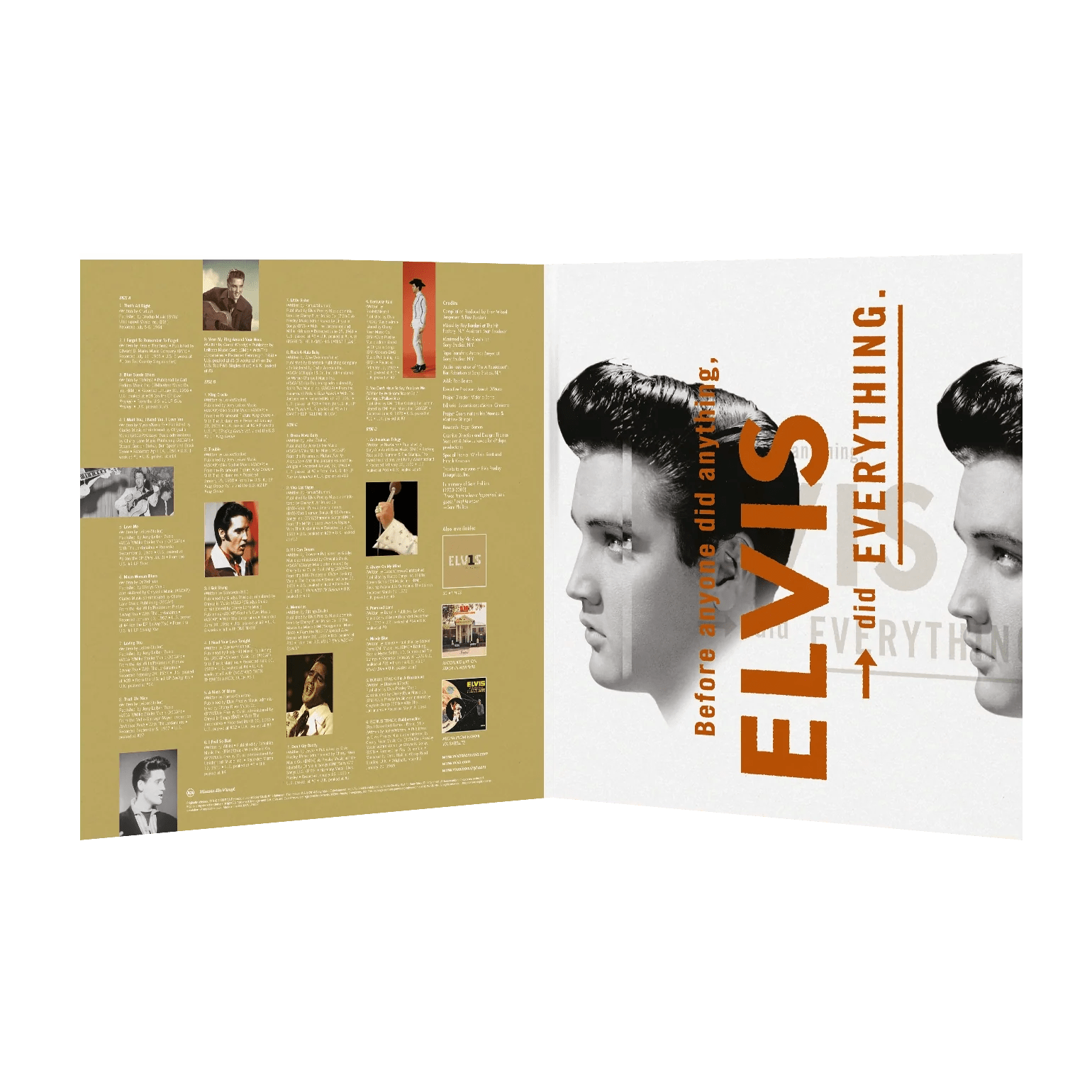 Limited Elvis 2nd to None compilation on gold vinyl 2 LP collector’s edition