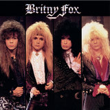 Britny Fox debut LP limited edition blue vinyl 750 copies with insert