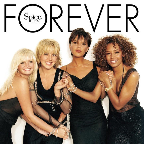 Spice Girls Forever 2025 reissue album cover with collectible art prints