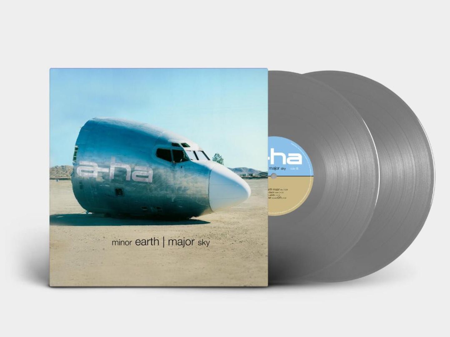 A-ha minor earth major sky silver vinyl lp cover