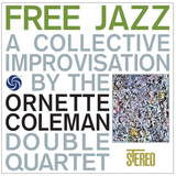 Ornette Coleman Free Jazz LP, limited edition white vinyl, Jackson Pollock cover.