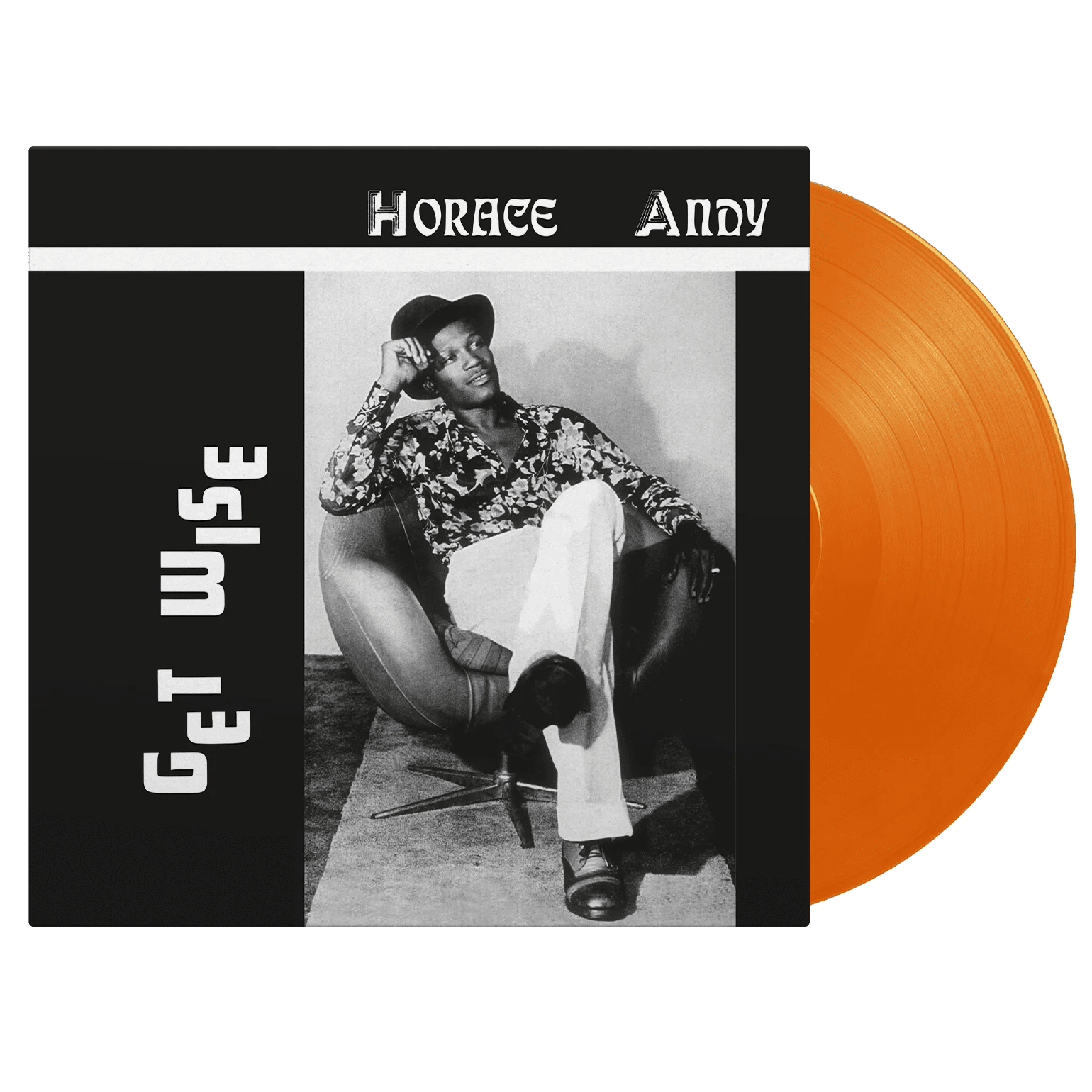 Horace Andy Get Wise LP Orange Vinyl Limited Edition Reggae Classic 1975