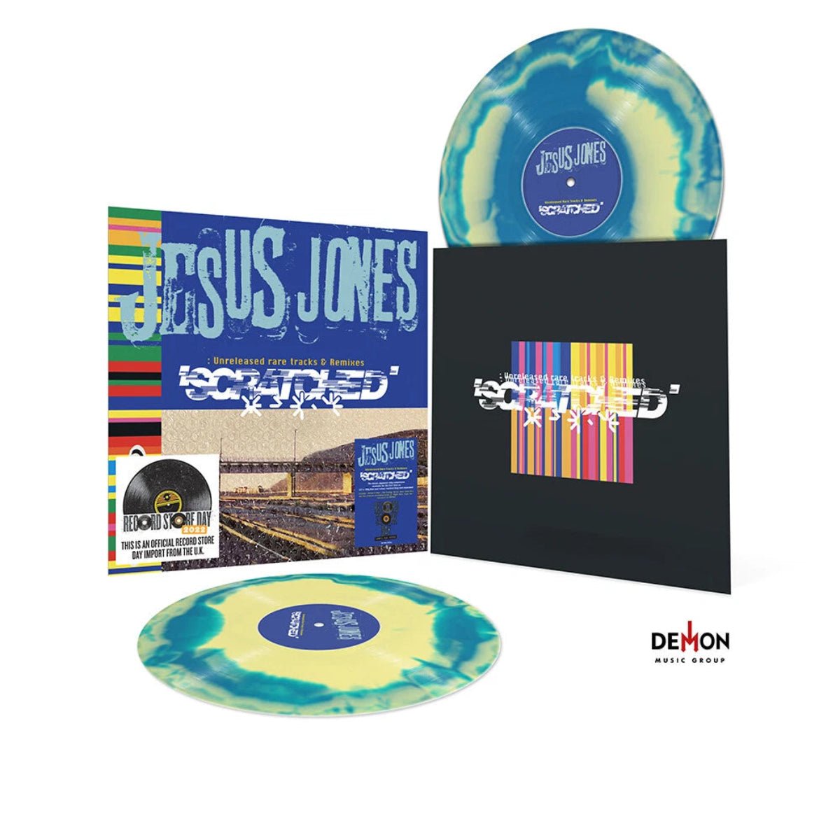 Record Store Day Jesus Jones release cover showing exclusive rarities and remixes