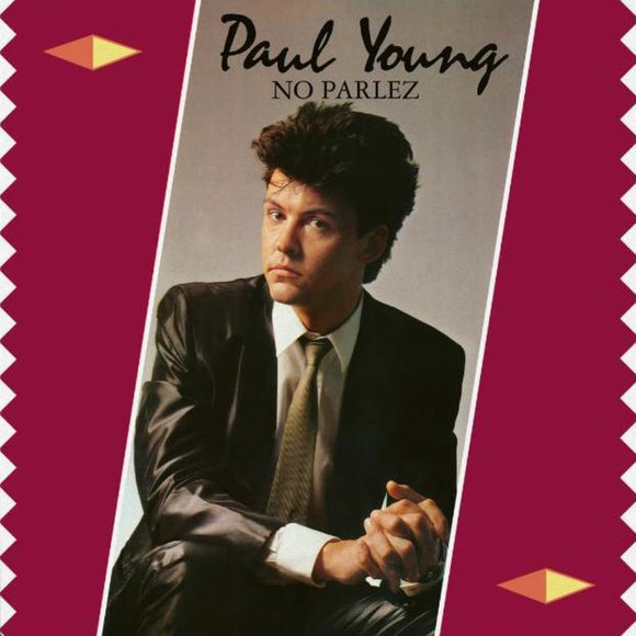 Paul Young No Parlez album cover featuring 1983 portrait artwork and classic typography