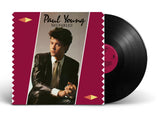 Paul Young No Parlez LP cover with red background and debut album styling