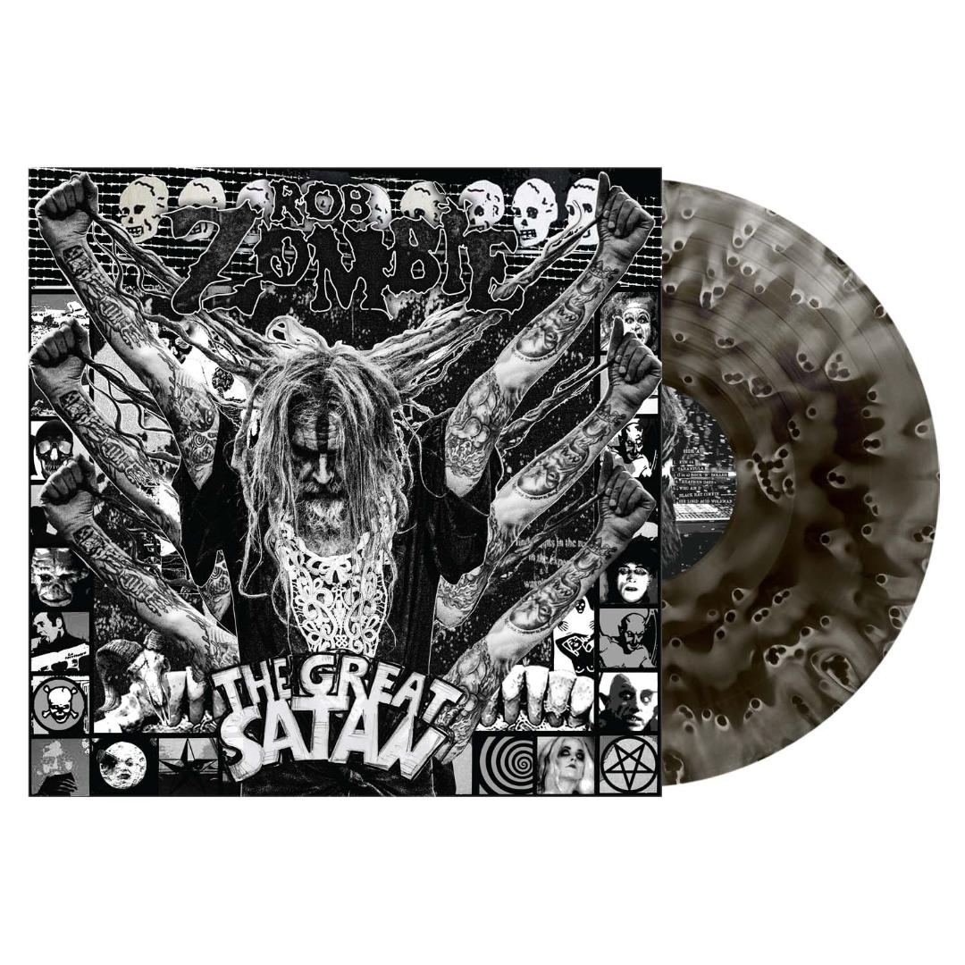 Rob Zombie The Great Satan LP cover with industrial gothic imagery and logo
