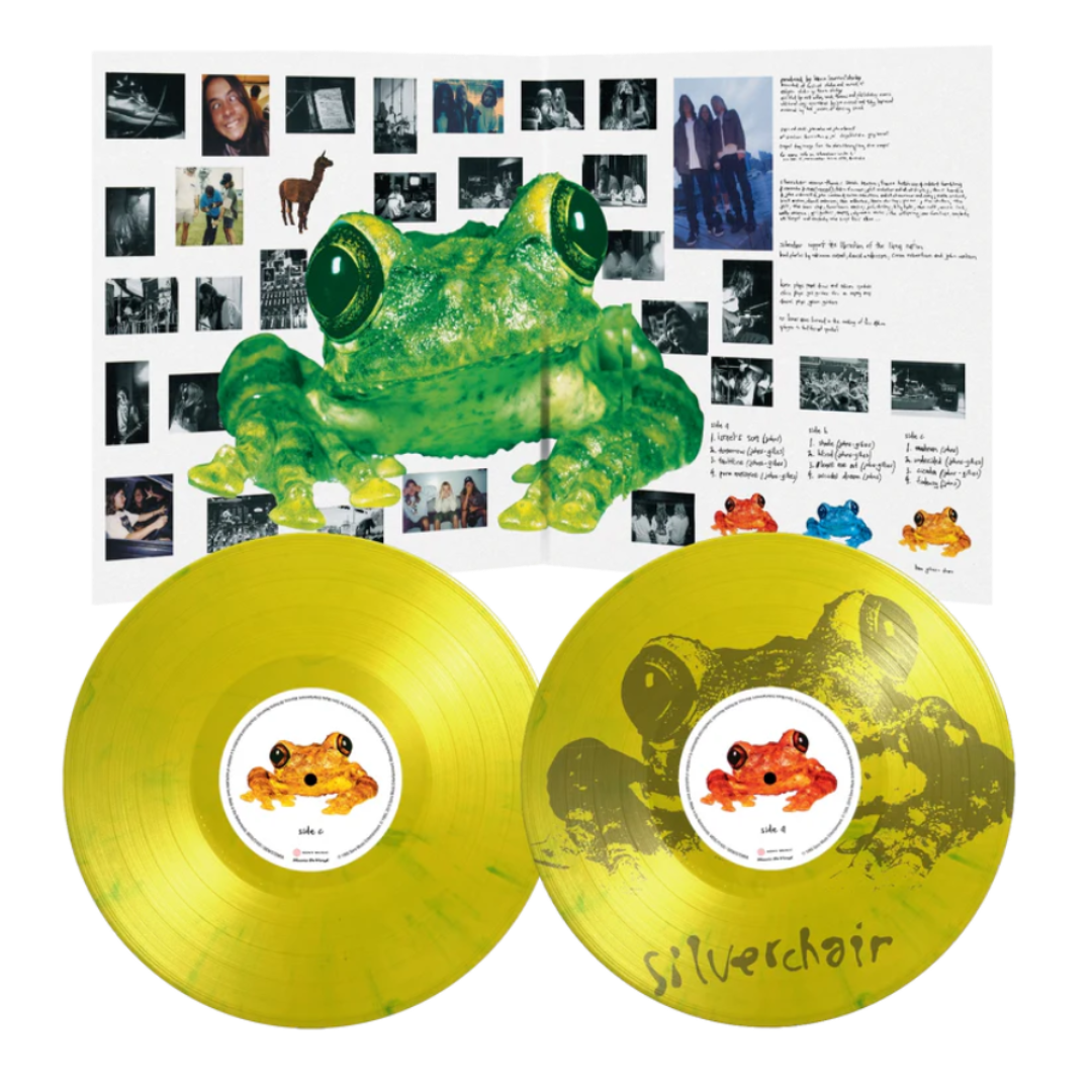 Silverchair Frogstomp debut album pressed on 180g yellow green marbled vinyl.