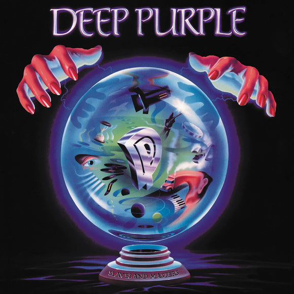 Deep Purple – Slaves and Masters 35th Anniversary blue & purple marbled vinyl LP