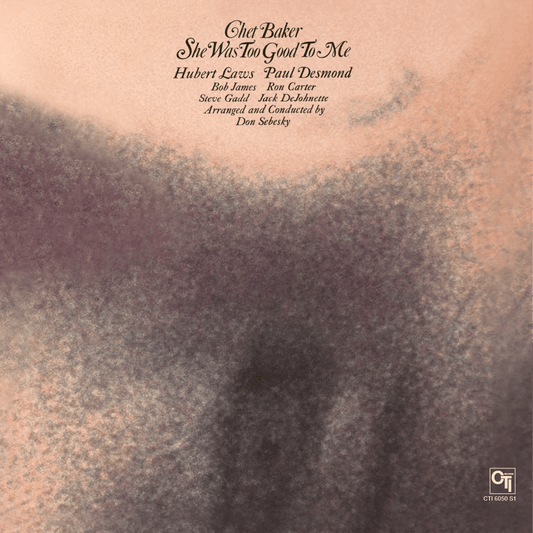 Chet Baker She Was Too Good To Me limited crystal clear vinyl jazz album
