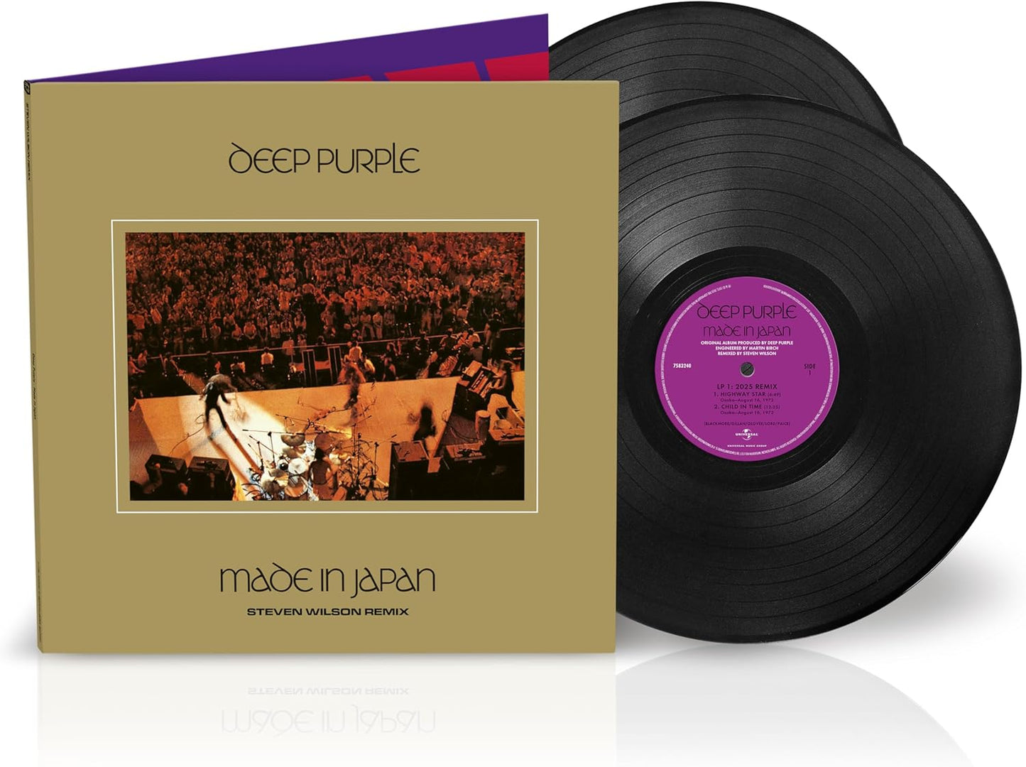 Made In Japan by Deep Purple classic live rock album on 2LP vinyl