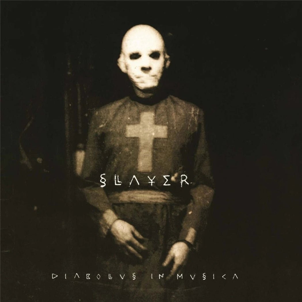 Slayer Diabolus In Musica LP featuring dark aggressive thrash metal anthems