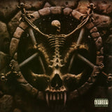 Front cover of Slayer – Divine Intervention  LP featuring the band’s dark artwork and logo.